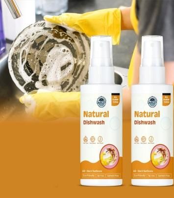 Natural Dishwash For All Hard Stains & Surfaces (Pack of 2)
